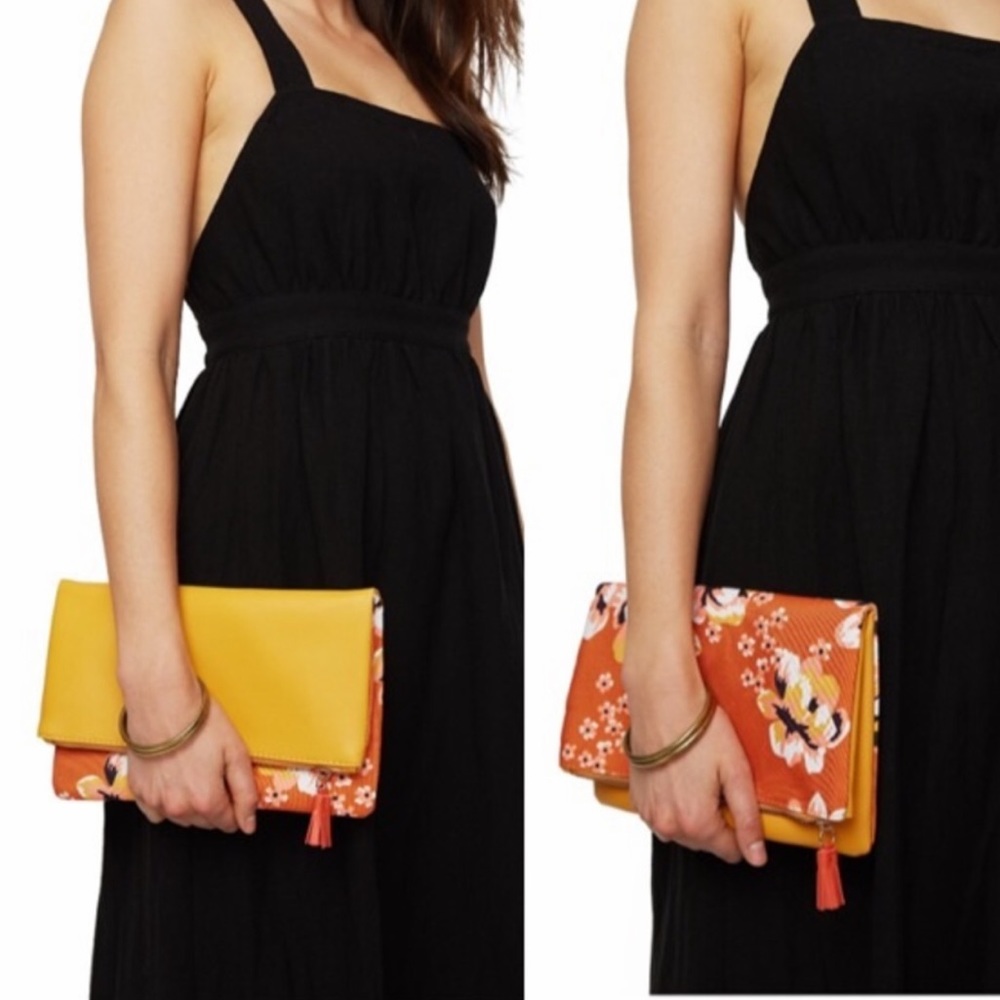 NWOT Rachel Pally “Zahara” Reversible Clutch